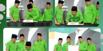 DPC PKB Trenggalek menandatangani Kontrak Komitmen Bersama DPW PKB Jawa Timur