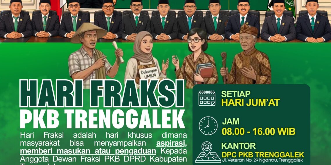 Hari Fraksi PKB Trenggalek, Warga Bisa Sampaikan Aspirasi Setiap Jumat